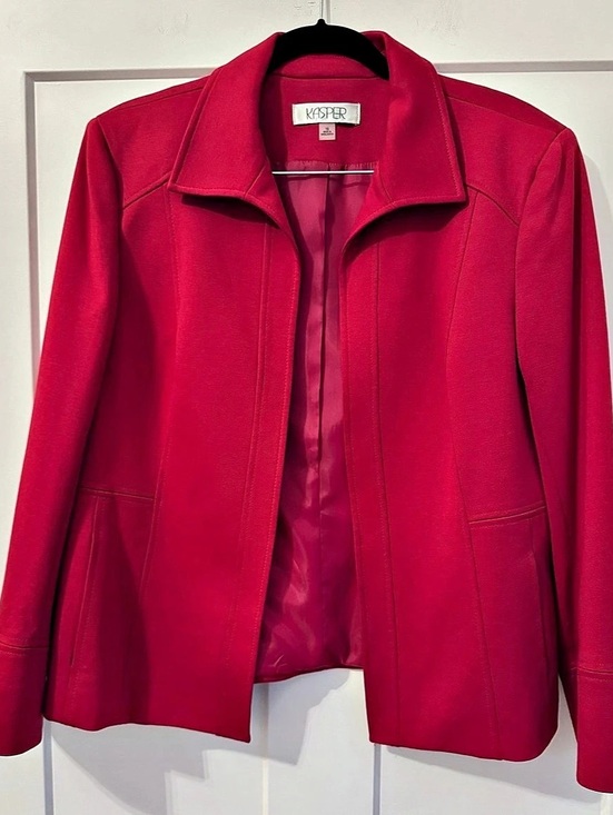 Kasper Jackets & Blazers - Kasper Women's Blazer in Pink Size 16 Like New